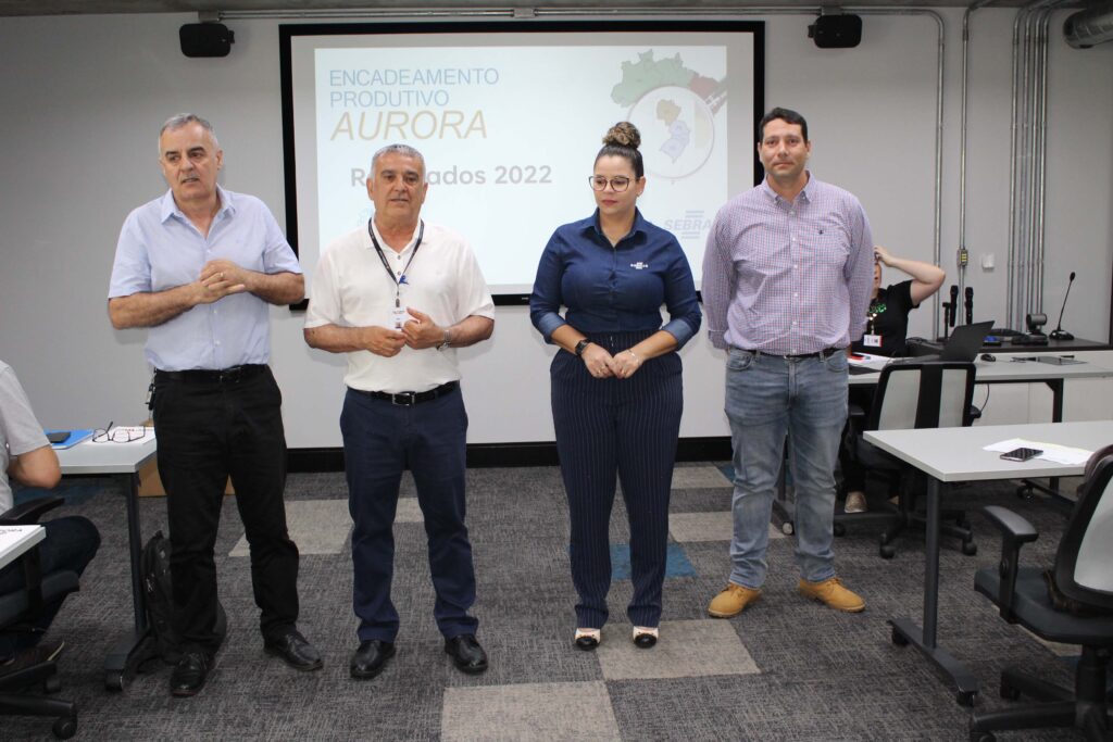 Coordenadores do Programa Encadeamento Produtivo em SC, RS e MS estiveram presentes e falaram dos bons resultados atingidos.